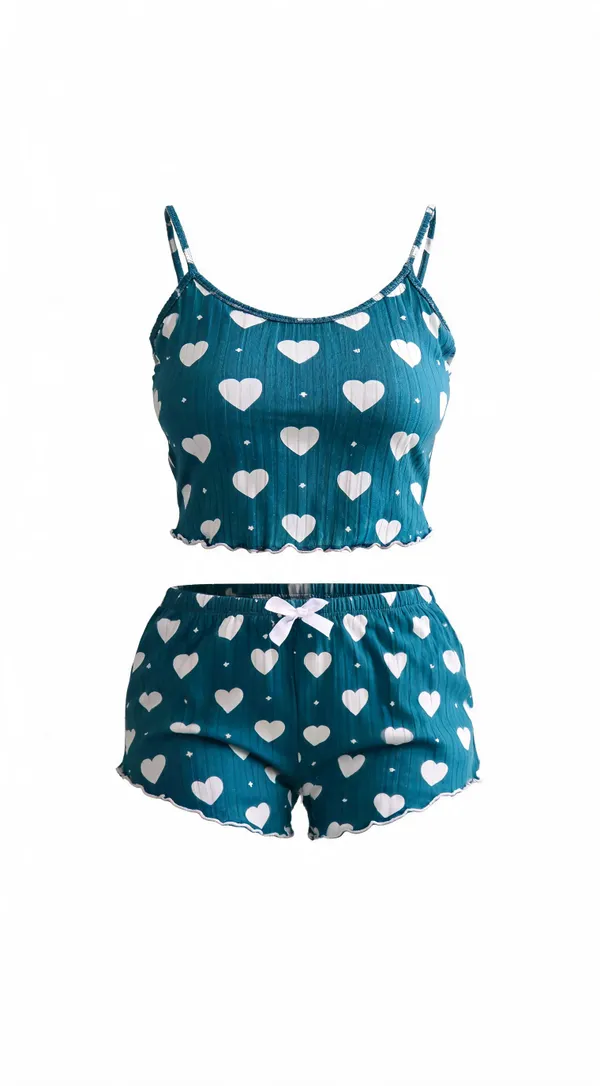 Green_Ribbed_Short_Set_Green
