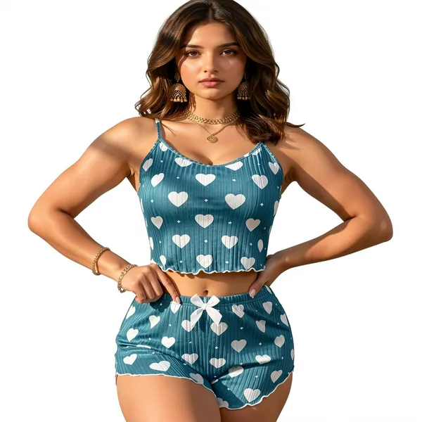 Green_Ribbed_Short_Set_Green
