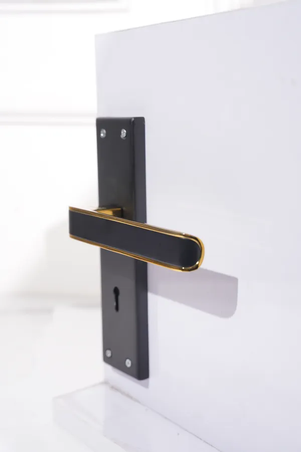 Black_And_Gold_White_Metal_Modern_Lever_Mortise_Door_Lock_Handle_Set