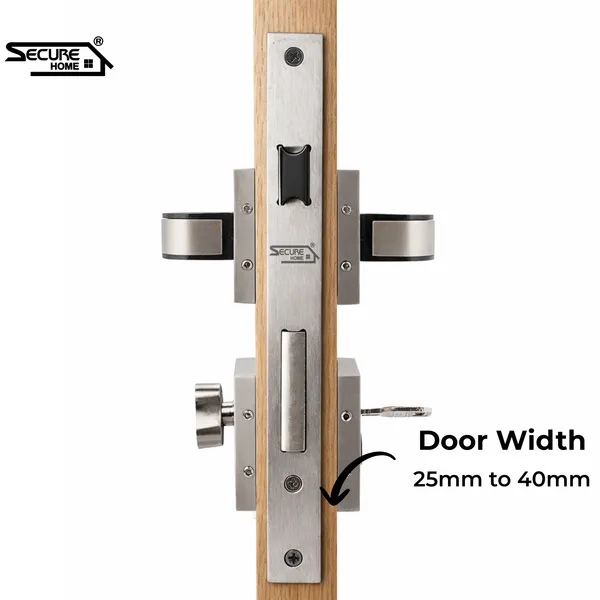 Silver_White_Metal_Modern_Brushed_Lever_Mortise_Door_Lock_Set