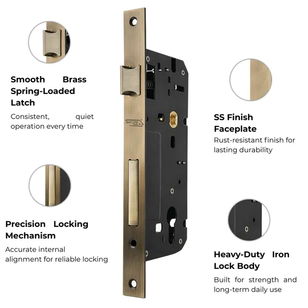 Gold_White_Metal_Antique_Brass_Finish_Lever_Door_Handle_Lock_Set