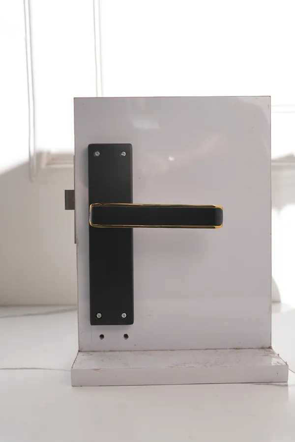 Black_And_Gold_White_Metal_Modern_Lever_Mortise_Door_Lock_Handle_Set