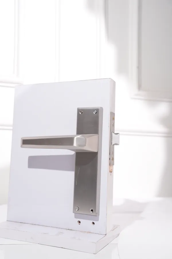 Silver_White_Metal_Modern_Lever_Door_Handle