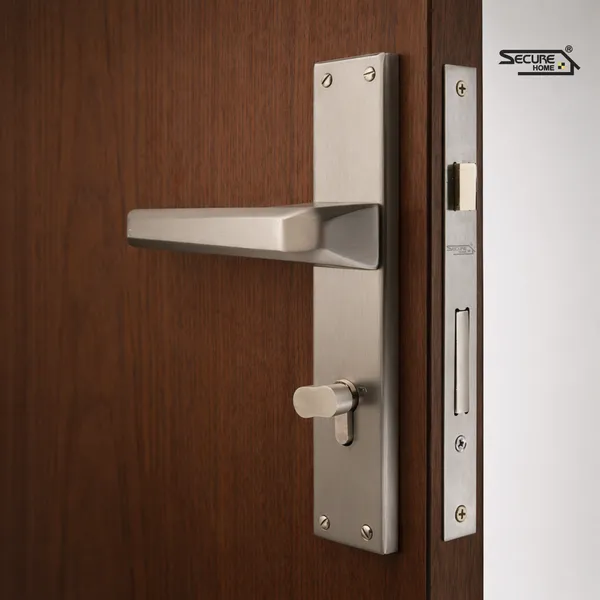 Silver_White_Metal_Modern_Lever_Mortise_Door_Handle_Lock_Set