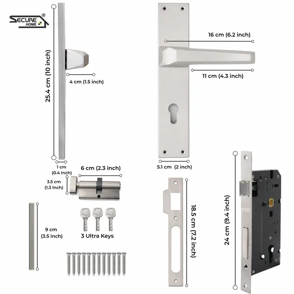 Silver_White_Metal_Modern_Lever_Mortise_Door_Handle_Lock_Set