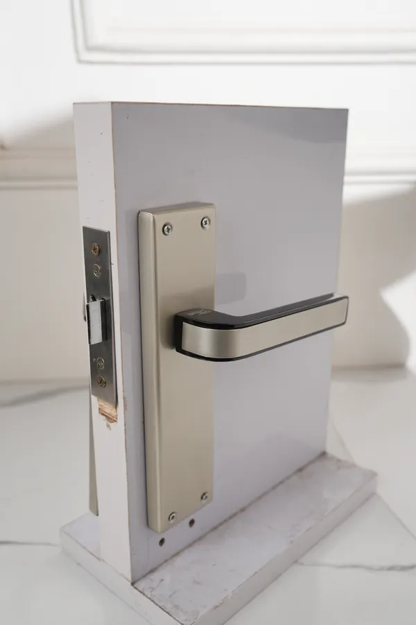 Silver_And_Black_White_Metal_Modern_Lever_Mortise_Door_Handle_Lock_Set