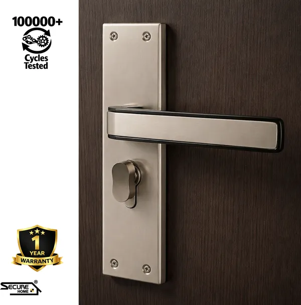 Silver_And_Black_White_Metal_Modern_Satin_Mortise_Door_Lever_Set