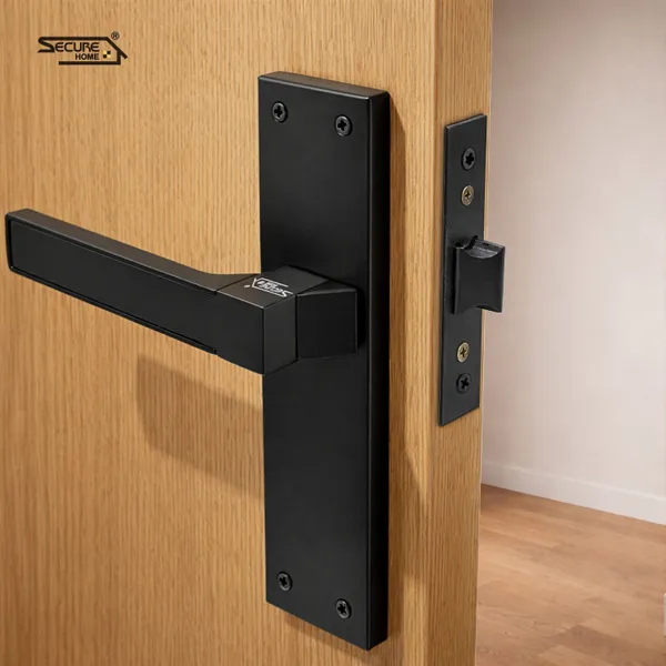 Black_White_Metal_Modern_Matte_Bathroom_Mortise_Door_Lever_Set