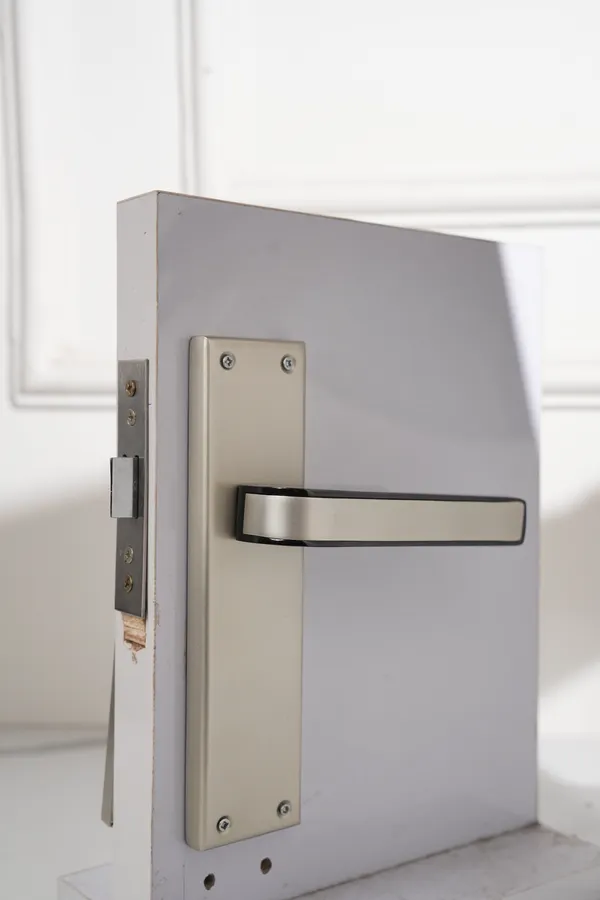 Silver_And_Black_White_Metal_Modern_Lever_Mortise_Door_Handle_Lock_Set