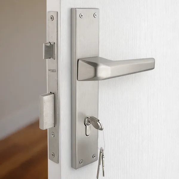 Silver_White_Metal_Modern_Lever_Mortise_Door_Handle_Lock_Set