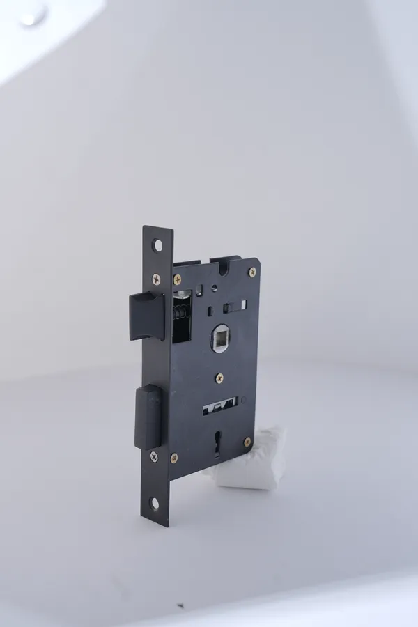 Black_White_Metal_Modern_Mortise_Door_Lock_Set_With_Keys