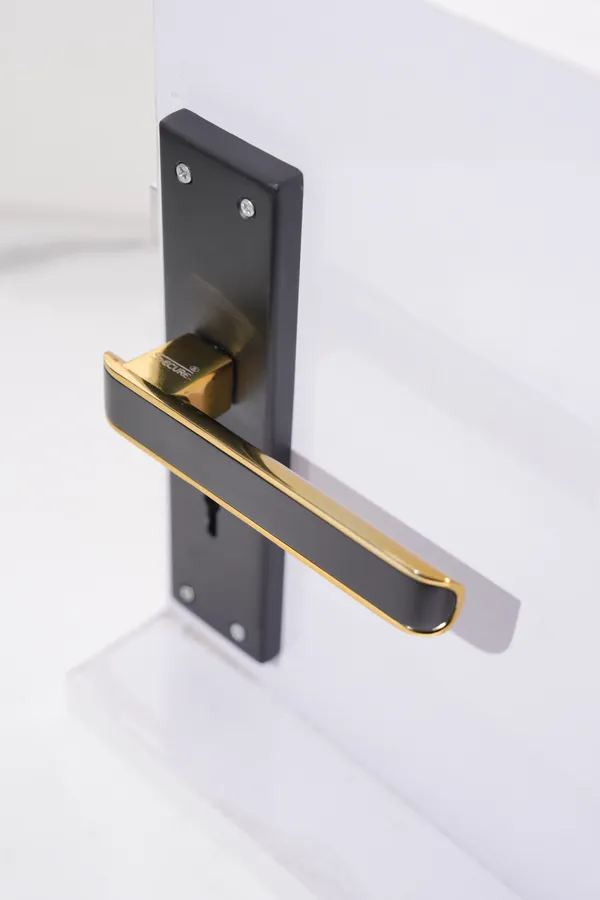 Black_And_Gold_White_Metal_Modern_Lever_Mortise_Door_Lock_Handle_Set