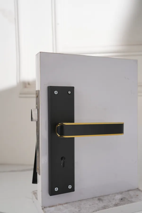 Black_And_Gold_White_Metal_Modern_Lever_Mortise_Door_Lock_Handle_Set