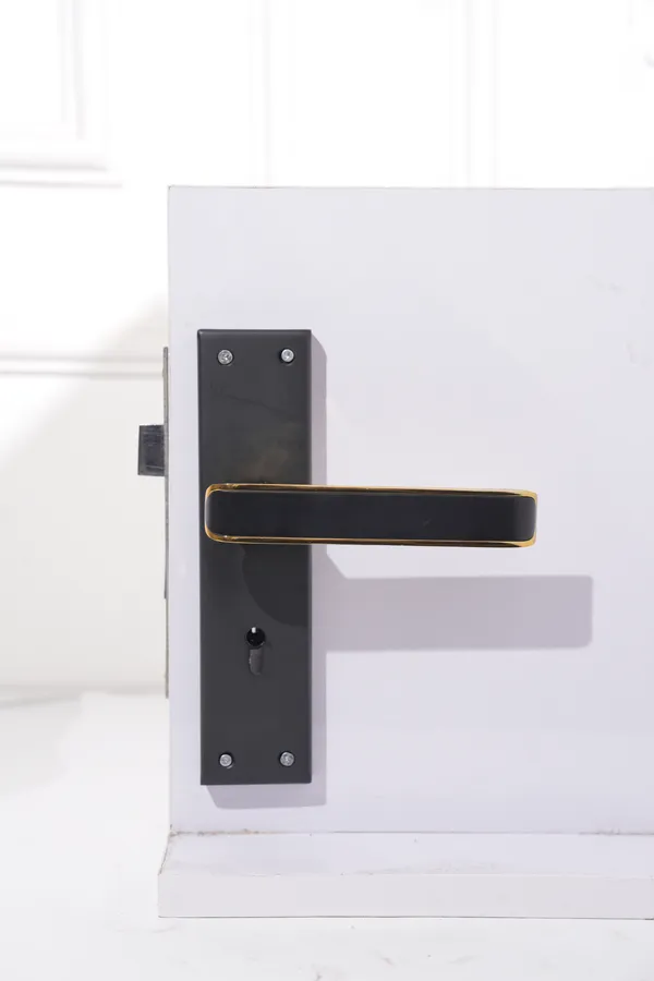 Black_And_Gold_White_Metal_Modern_Lever_Mortise_Door_Lock_Handle_Set