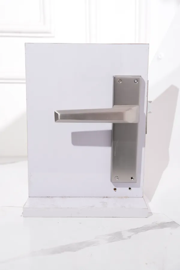 Silver_White_Metal_Modern_Lever_Door_Handle