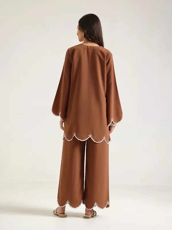 Brown_Satin_Kurta_Palazzo_Set_for_Women