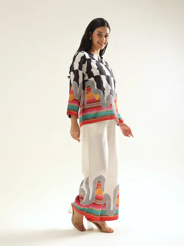 Monochrome_Waves_Printed_Co_Ord_Set