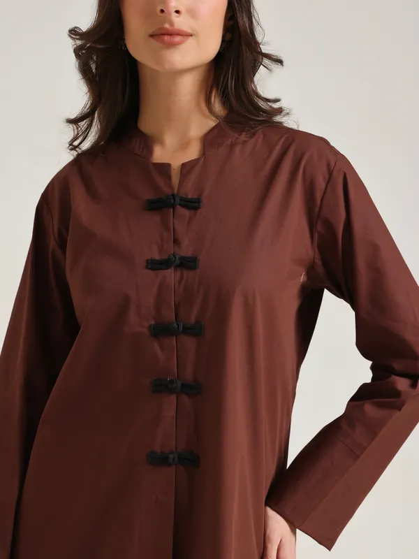 Brown_Straight_Kurta_Set_for_Women