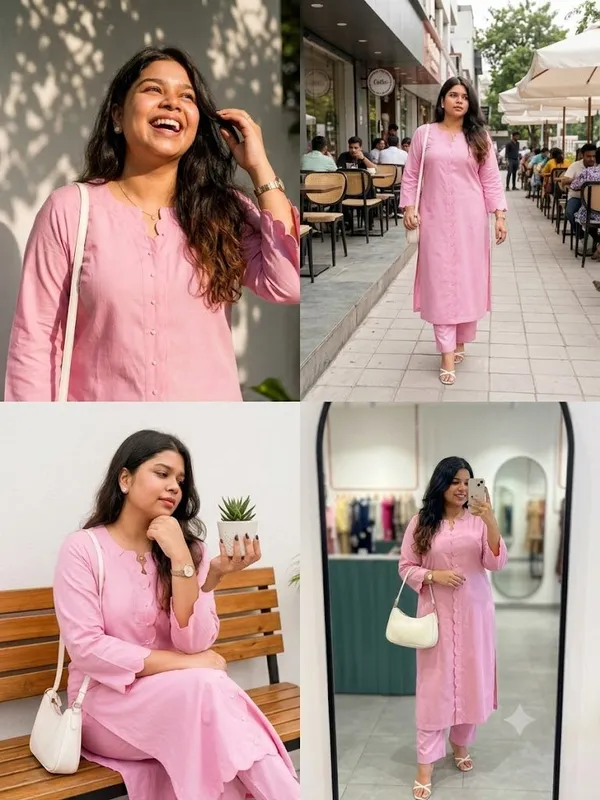 Premium_Soft_Cotton_Women_Kurta_Set_Pink