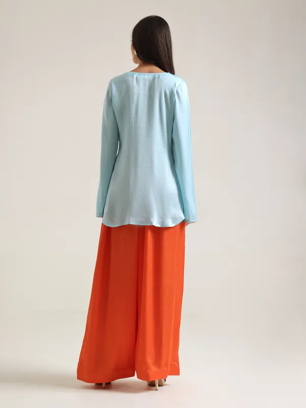 Orange_Satin_Wide_Leg_Palazzo_Pants_for_Women