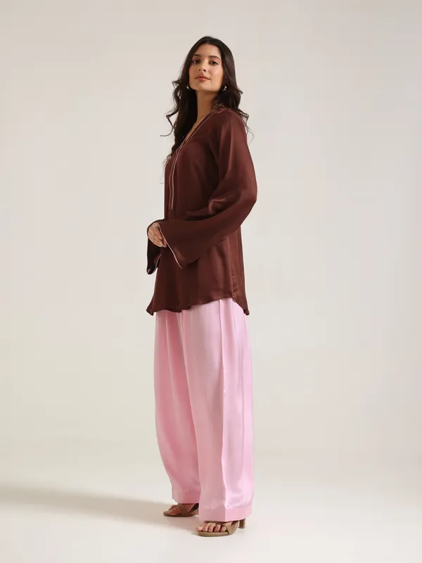 Pink_Satin_Wide_Leg_Pants_for_Women
