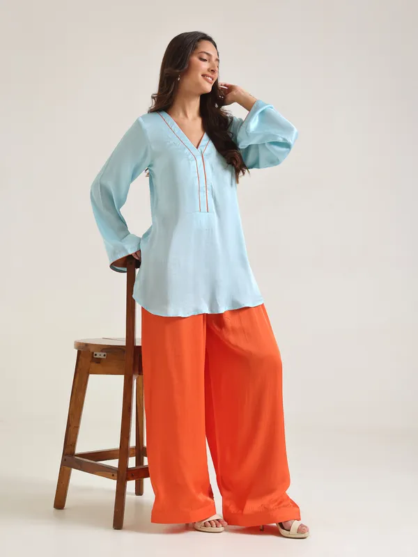 Orange_Satin_Wide_Leg_Palazzo_Pants_for_Women