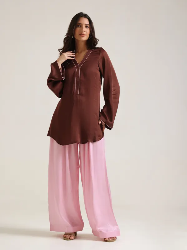 Pink_Satin_Wide_Leg_Pants_for_Women