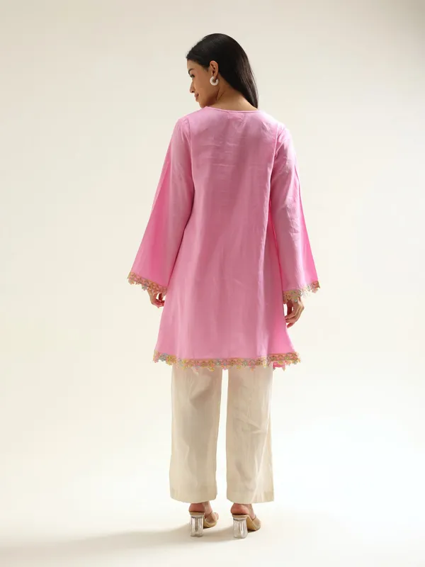Gulbahaar_Festive_Wear_Pink_Cotton_Kurta_Set