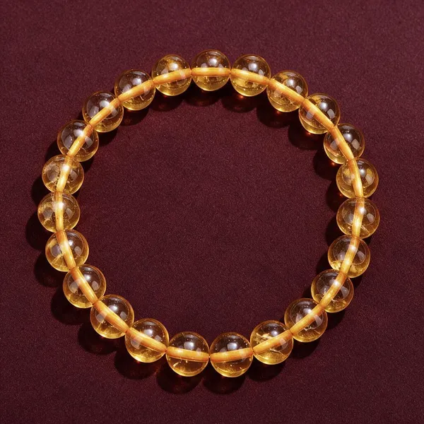 Yellow_Amber_Beaded_Bracelet_For_Adults