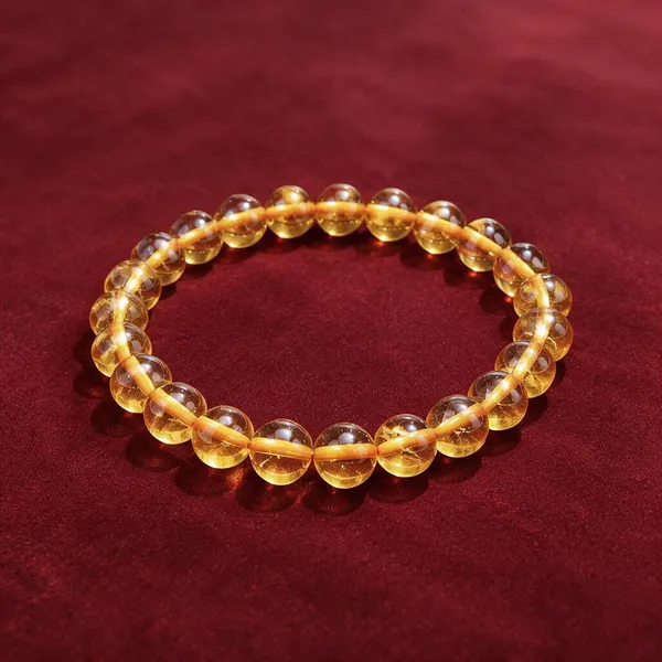 Yellow_Amber_Beaded_Bracelet_For_Adults