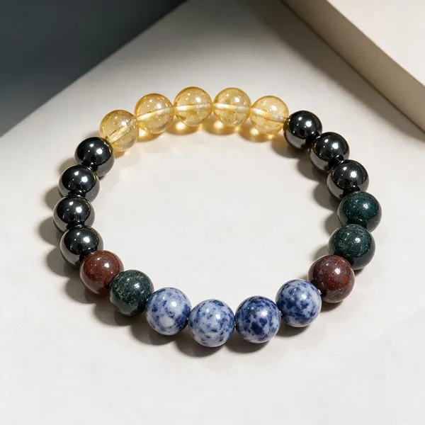 Multicolor_Gemstone_Beaded_Bracelet_For_Unisex