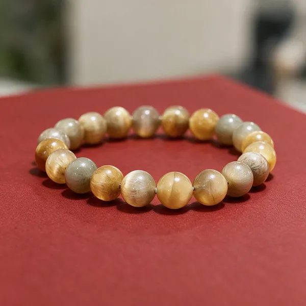 Yellow_Golden_Gemstone_Beaded_Bracelet_For_Ketu