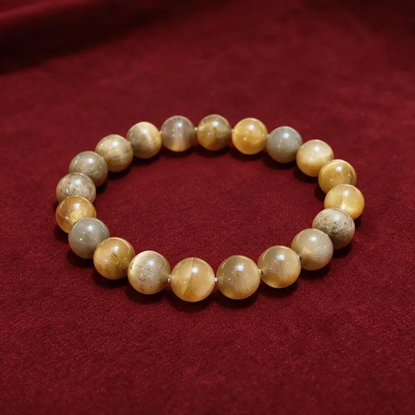 Yellow_Golden_Gemstone_Beaded_Bracelet_For_Ketu