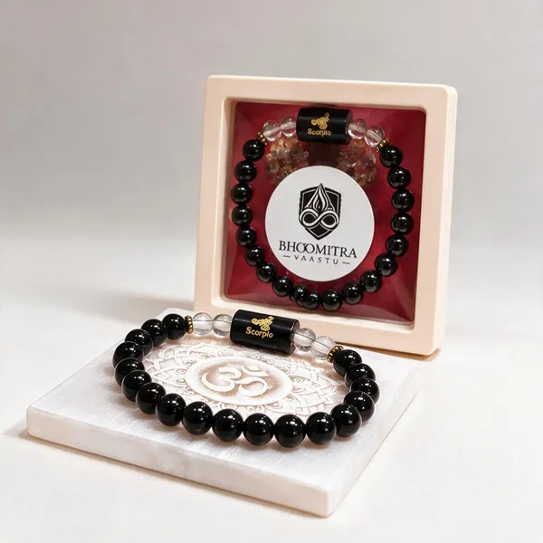 Black_Beaded_Scorpio_Bracelet_For_Unisex
