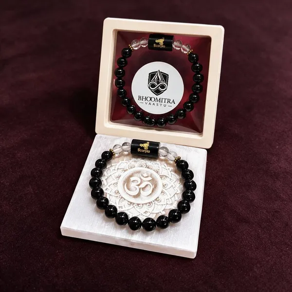 Black_Beaded_Scorpio_Bracelet_For_Unisex