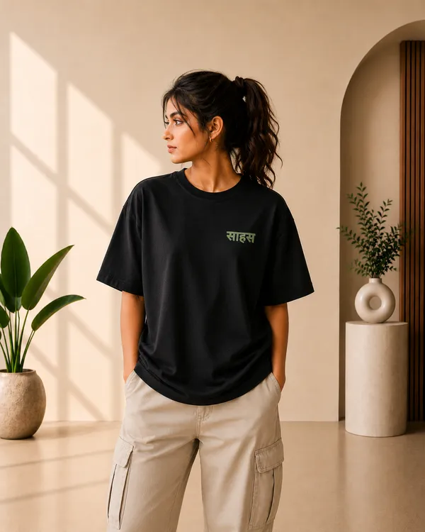 Black_French_Terry_Oversized_Sahas_Graphic_T-Shirt_For_Unisex