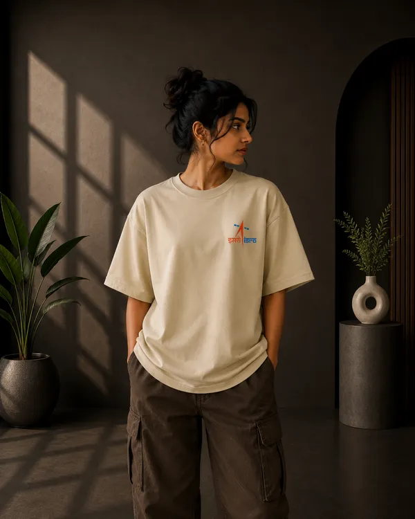 Natural_Off_White_French_Terry_Oversized_Isro_Graphic_T-Shirt_For_Unisex