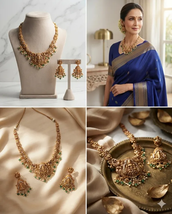 Lakshmi_Antique_Temple_Necklace_Set