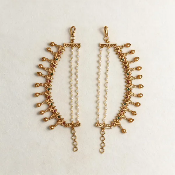 Classic_Pearl-Strand_Bridal_Ear_Chains_Pack_Of_2