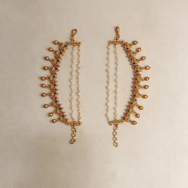 Royal_Heritage_Gold_Ear_Chains_Pack_Of_2