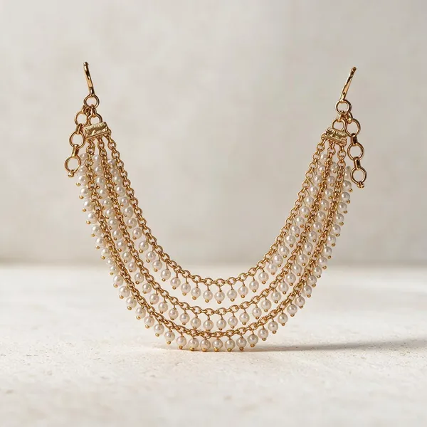 Radiant_Pearl_Cluster_Gold_Hair_Chains_Pack_Of_2