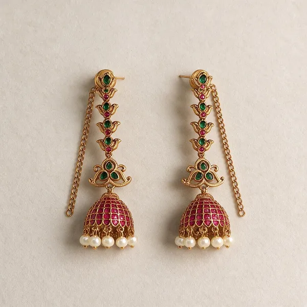 Traditional_Temple_Motif_Jhumka_Earrings_Pack_Of_2