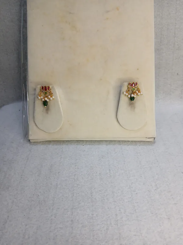 Lotus_Bloom_Heritage_Gold_Studs