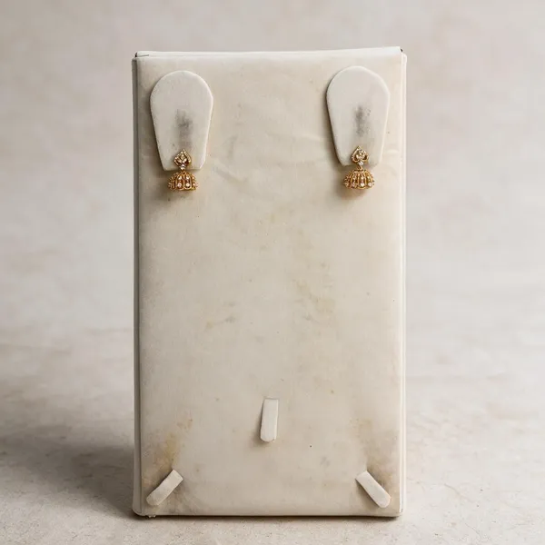 Minimalist_Cubic_Zirconia_Jhumkis_Pack_Of_2