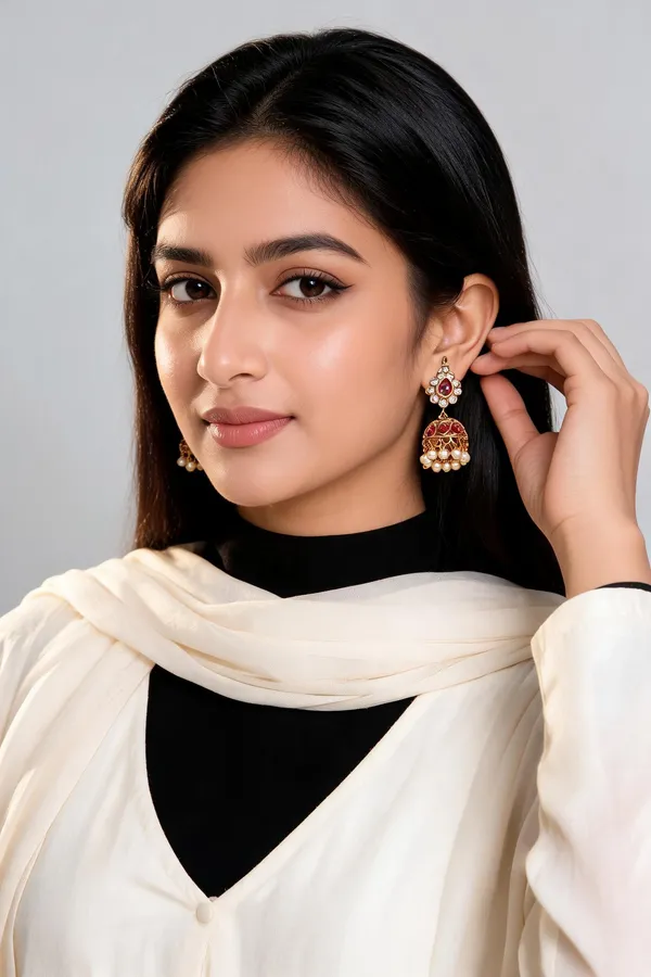Divine_Ruby_Teardrop_Jhumkas_Pack_Of_2