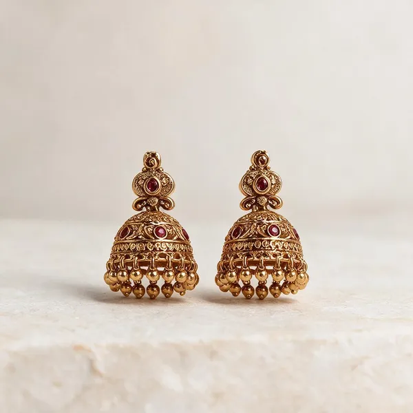 Traditional_Antique_Finish_Bell_Earrings_Pack_Of_2