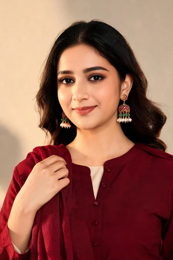 Heritage_Lattice_Ruby_&_Pearl_Jhumkas_Pack_Of_2
