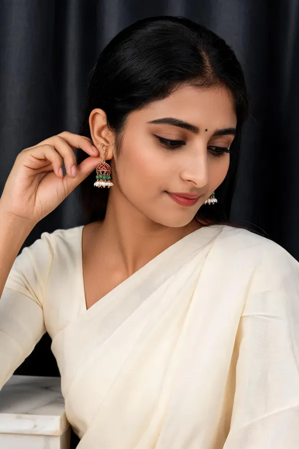 Heritage_Lattice_Ruby_&_Pearl_Jhumkas_Pack_Of_2