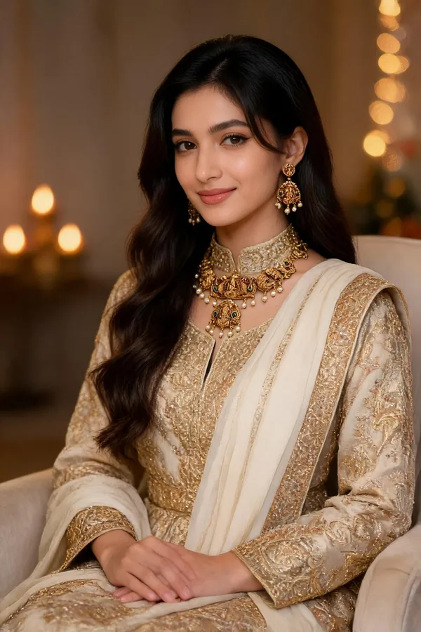 Heritage_Goddess_Motif_Gold_Necklace_Set