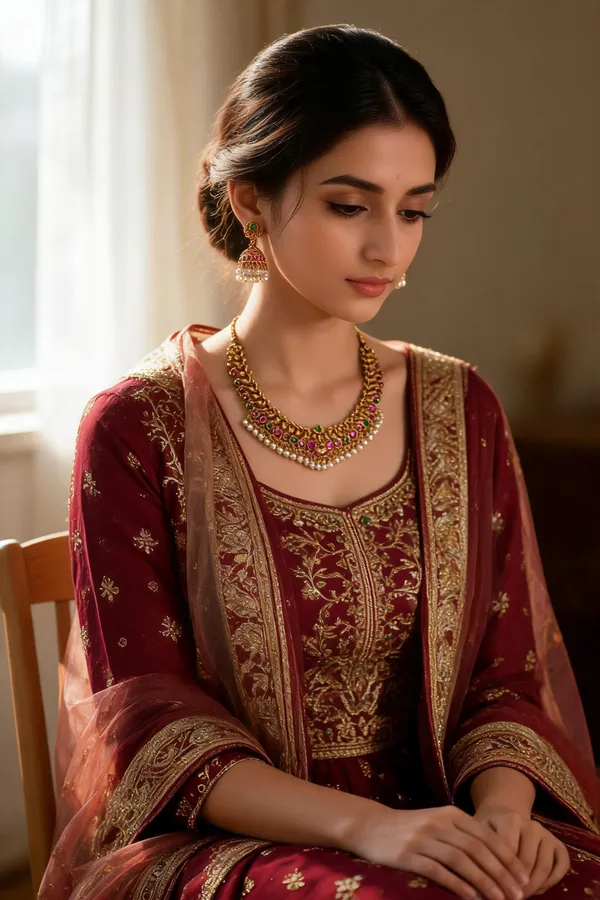 Regal_Heritage_Gold-Tone_Pearl_Beeds_Choker_Set